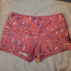 FMFM Pink Dprinkle Shorts